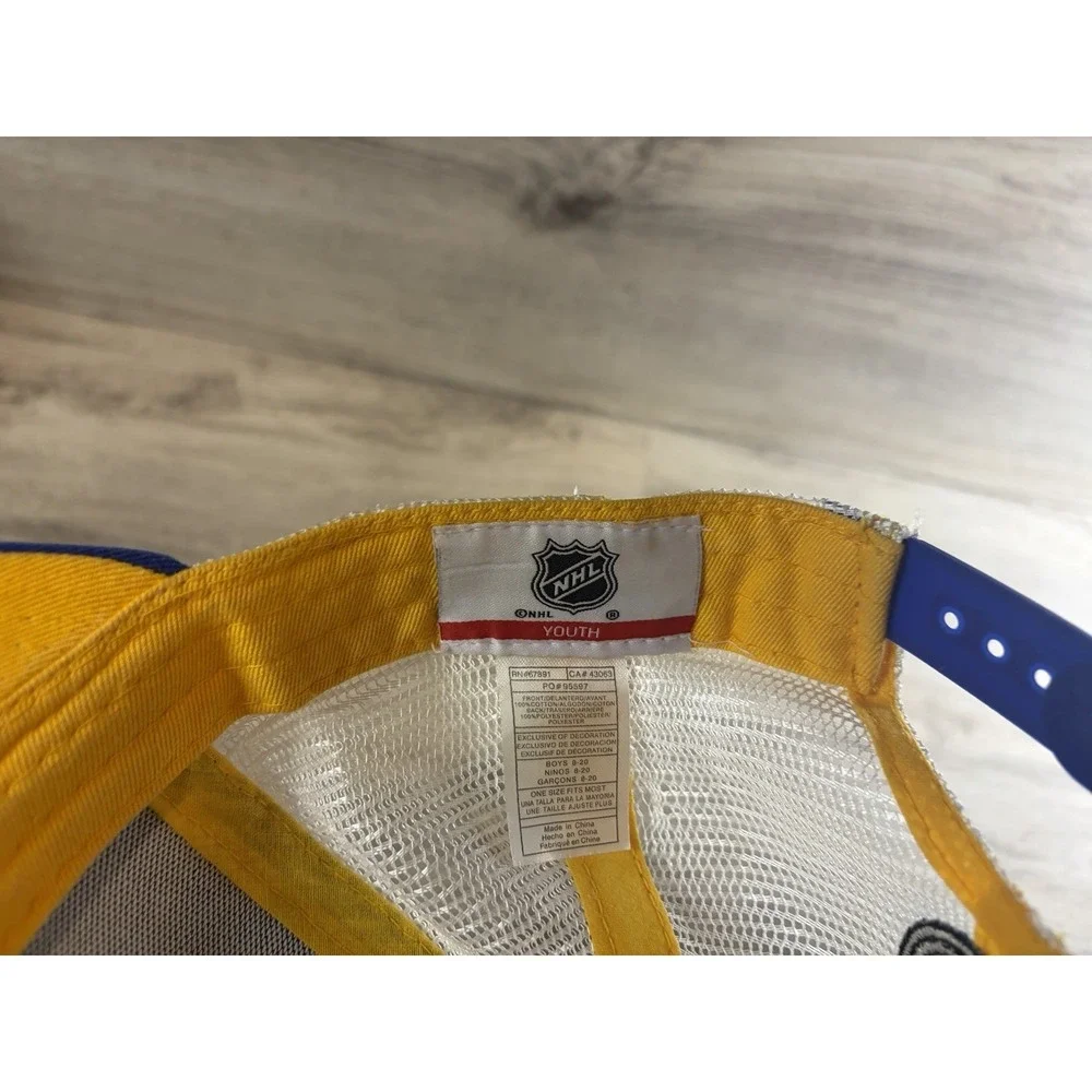 NHL St Louis Blues SnapBack Hat‎ Cap Youth Adjustable Mesh Hockey Boys Girls